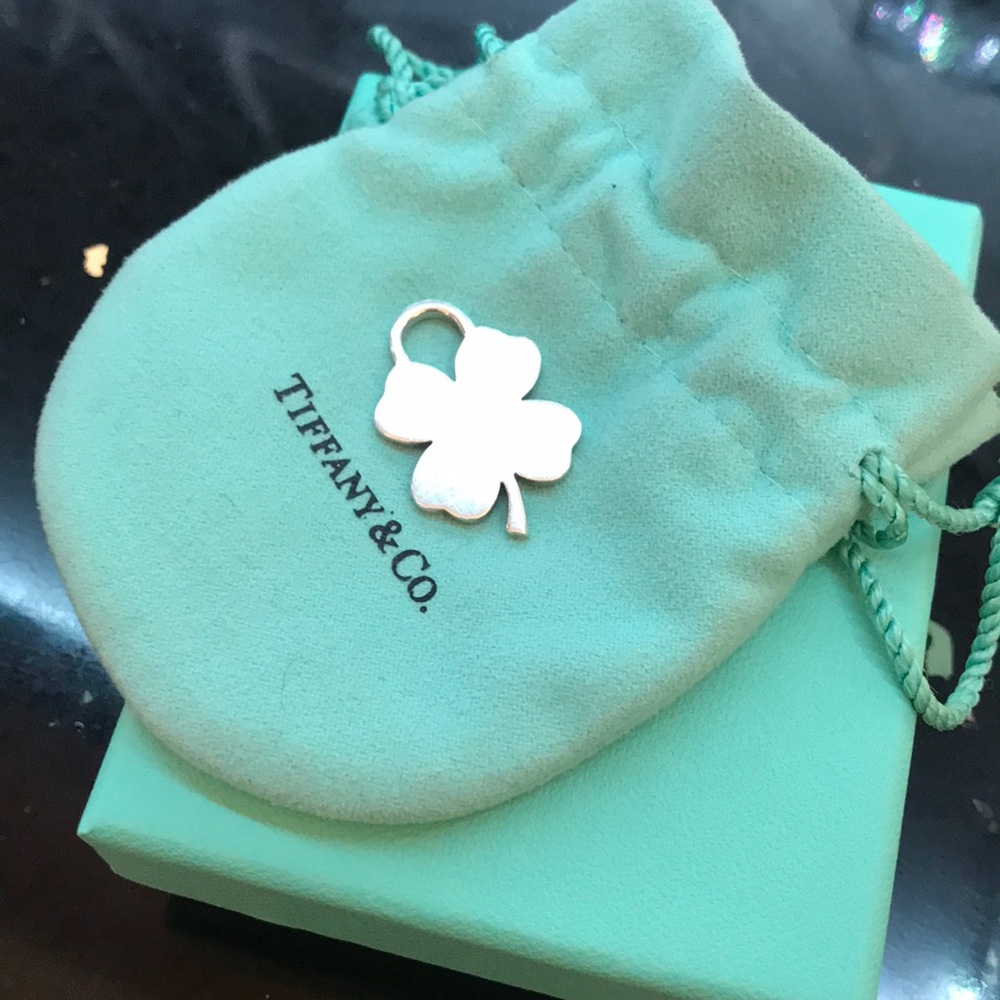 Tiffany & Co. 4 leaf lucky clover pendant/charm.